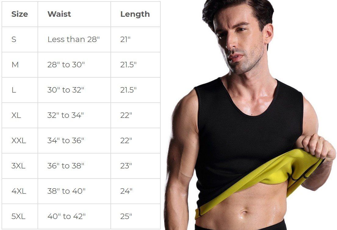 Men's Sauna Vest Waist Shaper ~ Burn Stomach Fat! - thewaistpros.com -