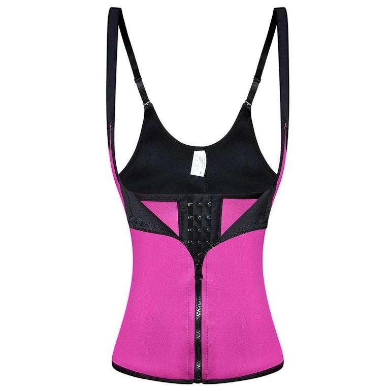 Plus Size 3 Hook Waist Trainer with Supportive Zipper! - thewaistpros.com - Small / Pink