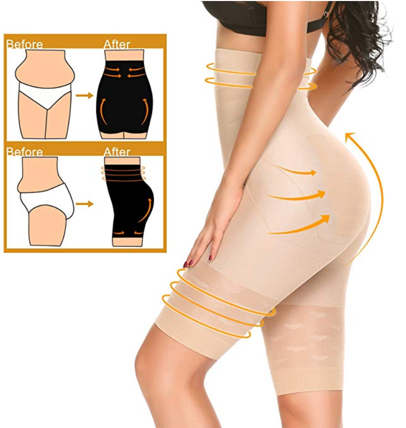 High Waist Slimming Body Shaper and Butt Lifter - thewaistpros.com -