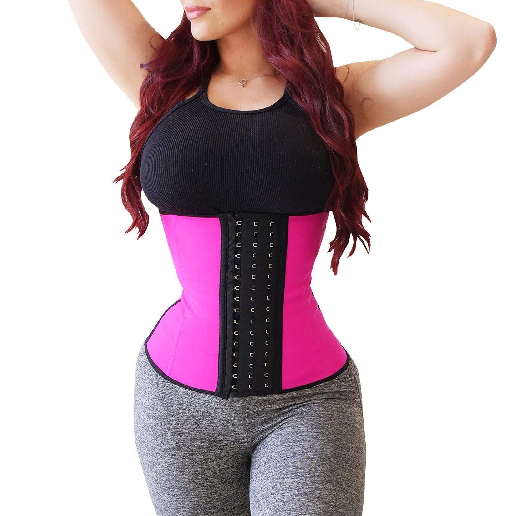 Deluxe Waist Tightening Trainer 🔥 - thewaistpros.com - Small / Pink
