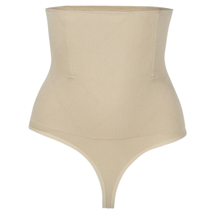 High Waist Shaper - Tummy Control Compression Thong - thewaistpros.com -