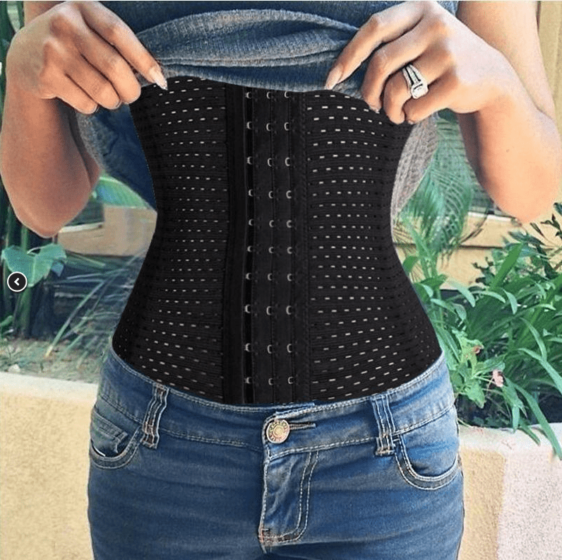 Corset Waist Trainer - Body Shaper For Women! - thewaistpros.com - Small / Black