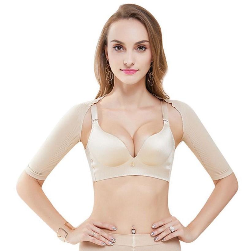 Arm Slimming Shaper - Slims Fat! - thewaistpros.com - Beige