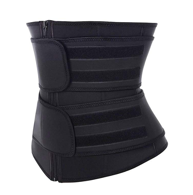 Slimming Waist Trainer - Double Compression Straps with Supportive Zipper! - thewaistpros.com -