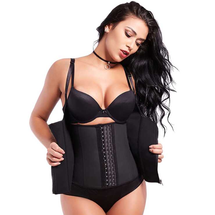 New Body Shaper - Waist Trainer Zipper Corset Vest! - thewaistpros.com -