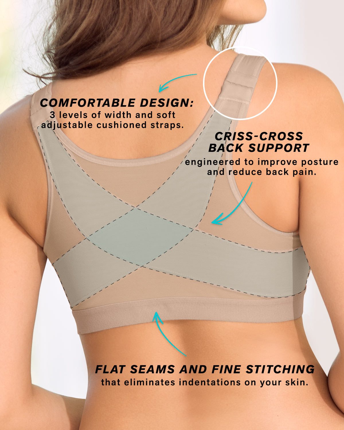 Wireless Posture Correction Bra - thewaistpros.com -