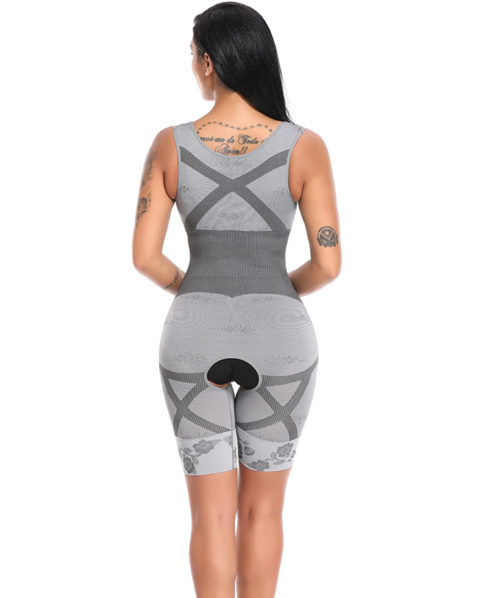 Slimming Bodysuit - Full Body Shaper with Butt Lifter - Easy Bathroom Access - thewaistpros.com -