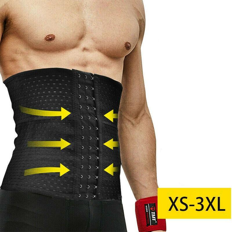 Premium Men's Waist Trainer - 3 Adjustable Hooks - thewaistpros.com -