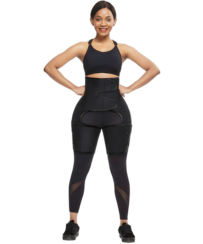 Waist & Thigh Fat Burn Sauna Wrap With Butt Lifter for Weight Loss - thewaistpros.com -