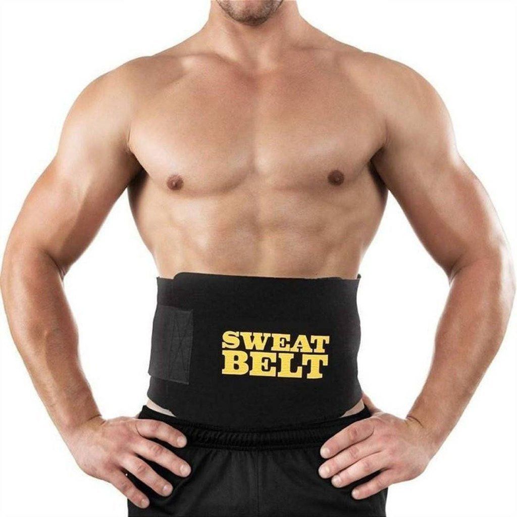 Men's Waist Sweat Belt - Stomach Trimming Trainer! - thewaistpros.com -