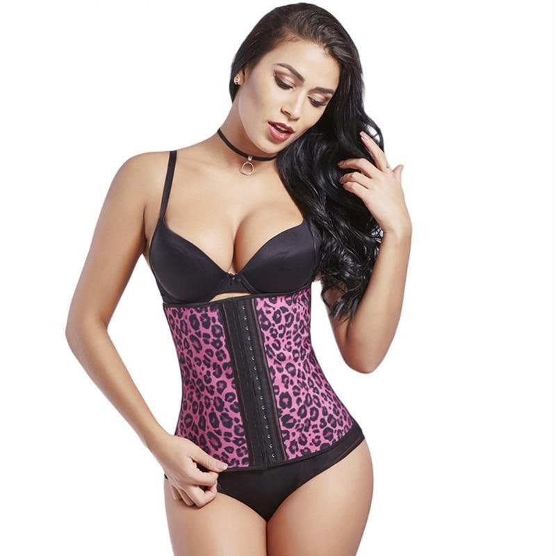 Leopard Waist Trainer ~ Deluxe Cincher 💖 - thewaistpros.com -