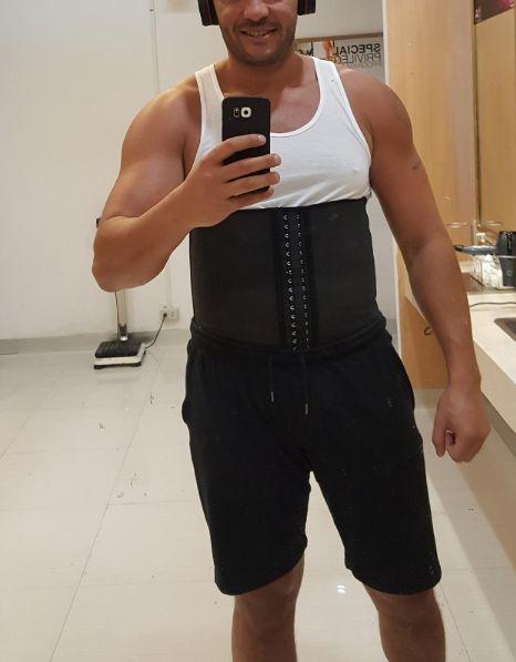Deluxe Slimming Waist Trainer for Men - thewaistpros.com -