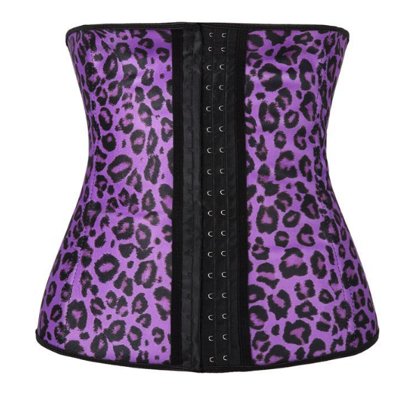 Plus Size Leopard Waist Trainer 💖 - thewaistpros.com - Small / Purple Leopard