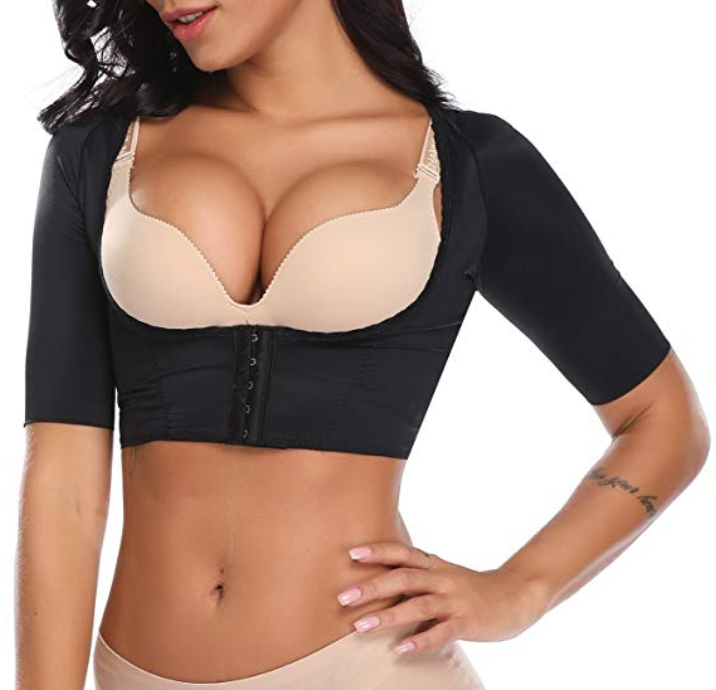 Arm Slimming Shaper - Reduces Sagging Skin! - thewaistpros.com - Large / Black