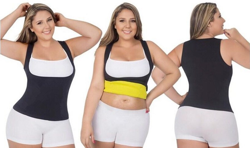 Plus Size Sauna Tank Top - Ab & Waist Slimming Weight Loss - thewaistpros.com -