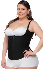 Plus Size 3 Hook Waist Trainer with Supportive Zipper! - thewaistpros.com - Small / Black
