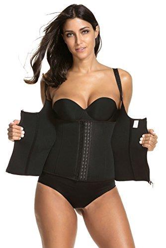 Waist Trainer Body Shaper ~ Zip Up Corset Vest! - thewaistpros.com -
