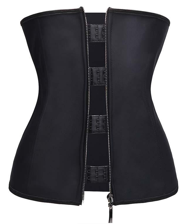 Plus Size "Clip & Zip" Waist Trainer - 3 Hook & Zippered Body Shaper! - thewaistpros.com -
