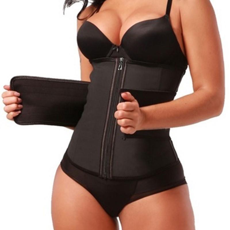 Luxe Zip Up Waist Trainer - Velcro Compression Straps - thewaistpros.com -