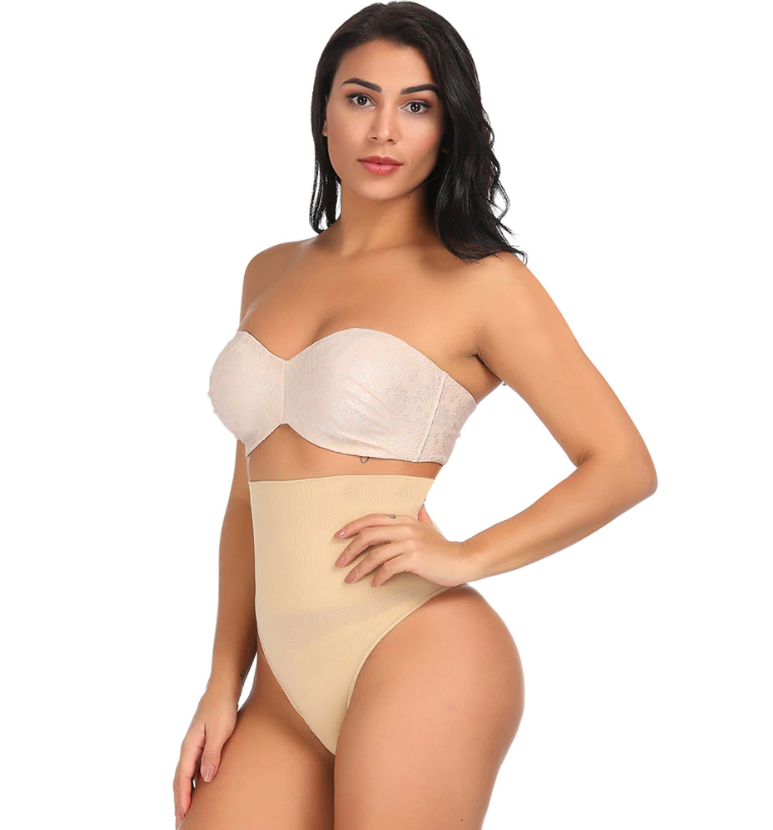High Waist Shaper - Tummy Control Compression Thong - thewaistpros.com -