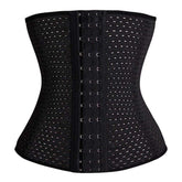 Corset Waist Trainer & Body Shaper ~ Hourglass Figure! - thewaistpros.com - Small / Black