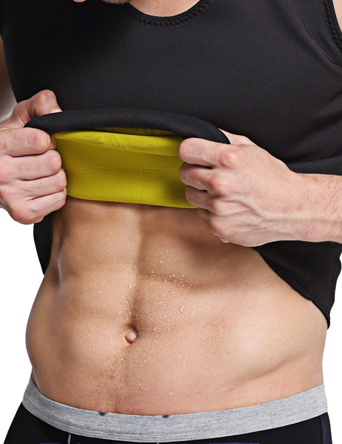 Men's Sauna Vest Waist Shaper ~ Burn Stomach Fat! - thewaistpros.com -