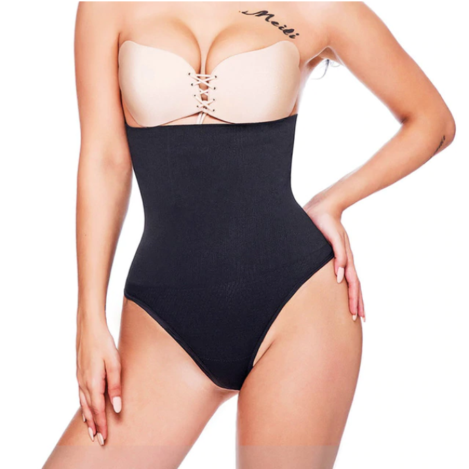 High Waist Shaper - Tummy Control Compression Thong - thewaistpros.com -