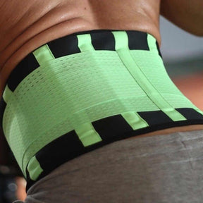 Sweat Belt for Men - Waist Trainer - Burn Stomach Fat! - thewaistpros.com - X-Large / Green