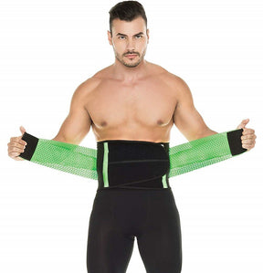 Sweat Belt for Men - Waist Trainer - Burn Stomach Fat! - thewaistpros.com - Small / Green