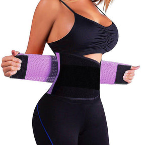 Waist Trainer - Sweat Belt for Stomach Weight Loss! - thewaistpros.com - Small / Purple