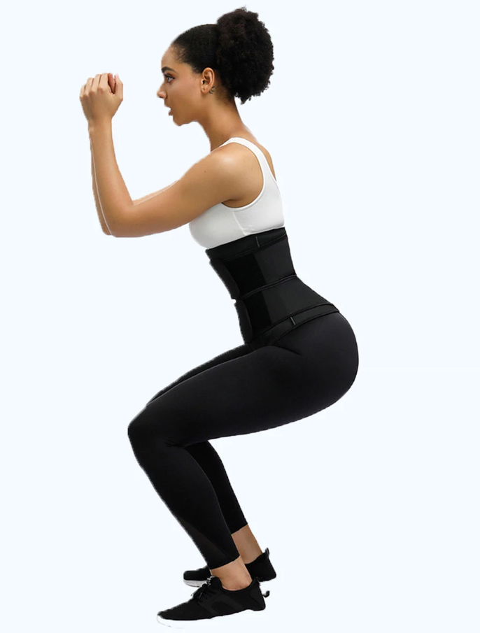 Double velcro waist trainer hotsell