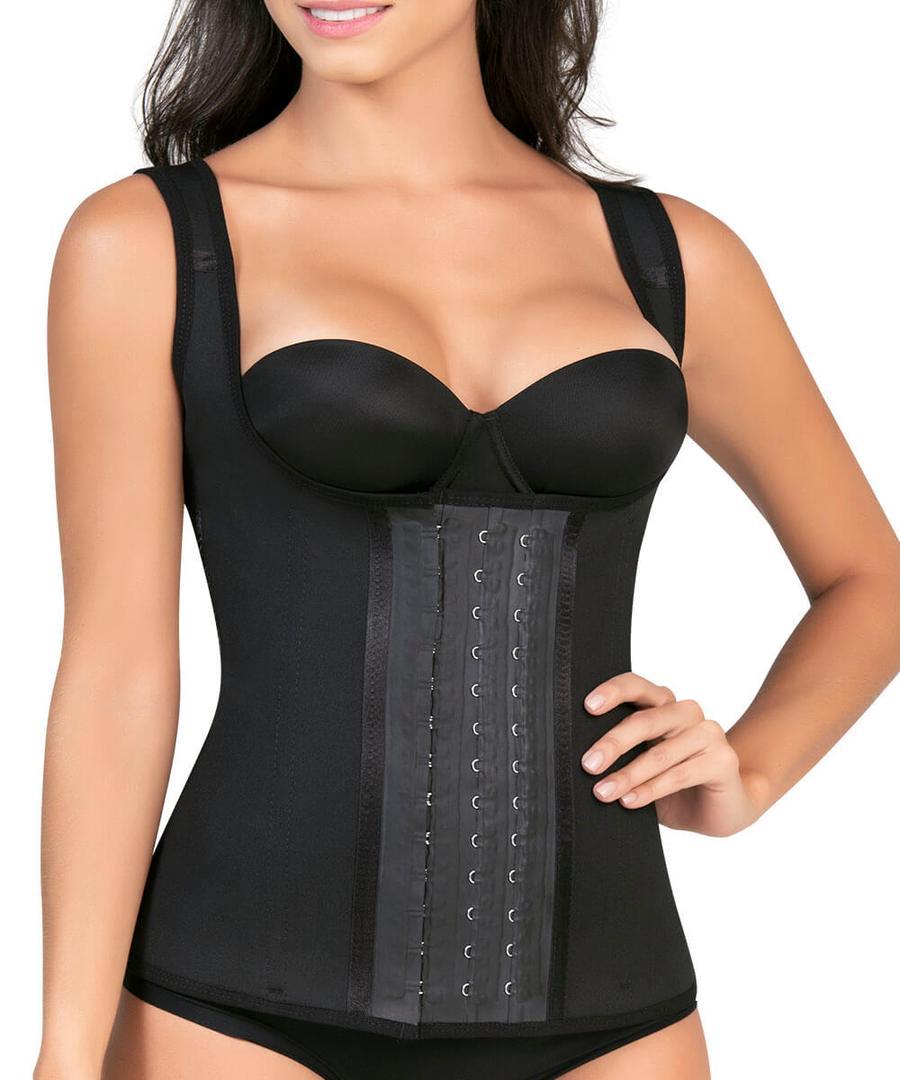 3 Hook Waist Trainer ~ Slimming Cincher! - thewaistpros.com - Small / Black