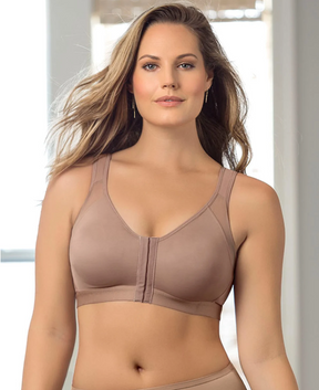 Front Closure Post Surgery Recovery Bra with Posture Support! - thewaistpros.com - D/DD / Nude