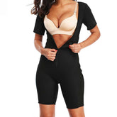 Full Body Shaper & Sauna Sweat Suit For Weight Loss - thewaistpros.com - S / Black