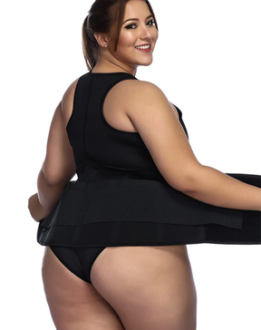 Plus Size Waist Sweat Belt for Weight Loss! - thewaistpros.com - Small / Black