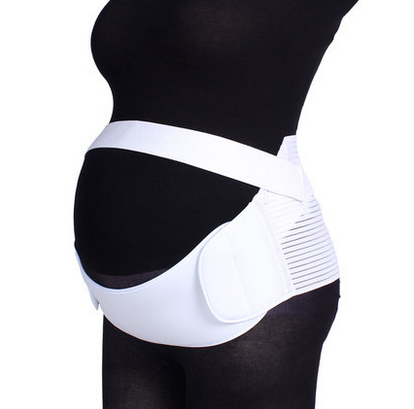 Pregnancy Support - Premium Maternity Belt - thewaistpros.com - XL / White
