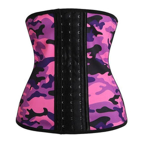 Camo Hourglass Waist Trainer ~ Body Shaper! - thewaistpros.com - XXL / Pink Camo