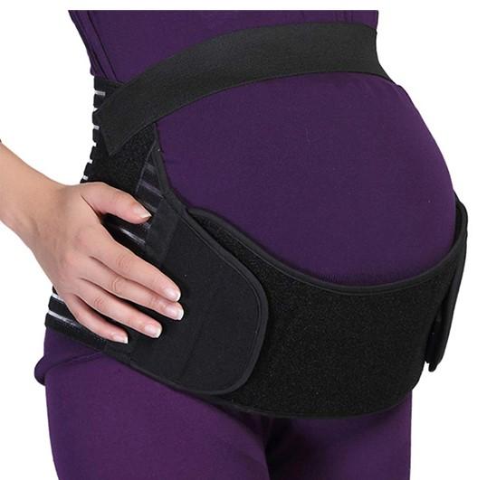 Pregnancy Support - Premium Maternity Belt - thewaistpros.com - L / Black