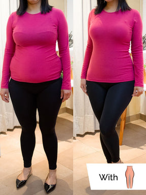 High Waist Tummy & Thigh Tightening Leggings - thewaistpros.com - 