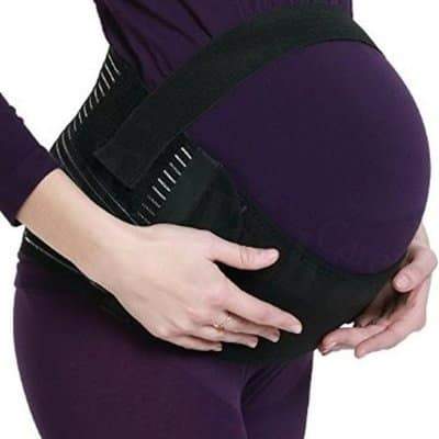 Pregnancy Support - Premium Maternity Belt - thewaistpros.com - S/M / Black