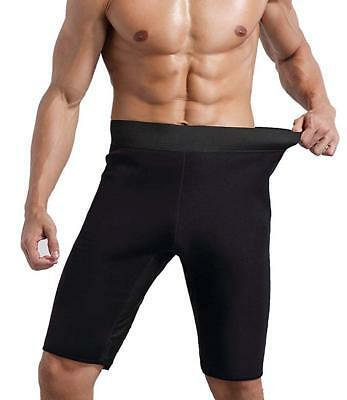 Mens Sauna Sweat Shorts ~ Weight Loss! - thewaistpros.com - Small / Black