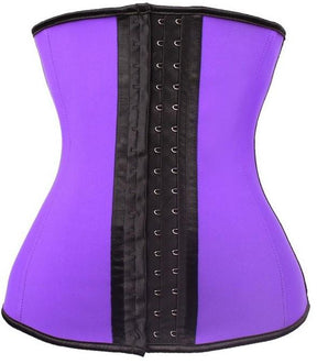 Plus Size Waist Cincher & 3-Way Adjustable Corset! - thewaistpros.com - Small / Purple