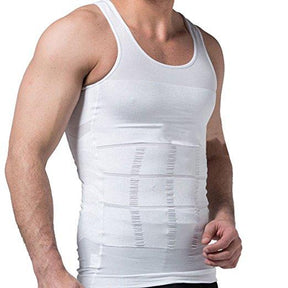 Men's Waist Shaper ~ Great For Work Attire! - thewaistpros.com - Small / White