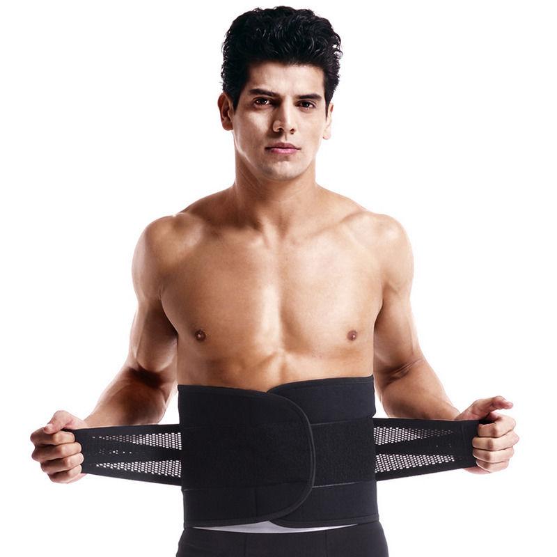 Sweat Belt for Men - Waist Trainer - Burn Stomach Fat! - thewaistpros.com - Large / Black