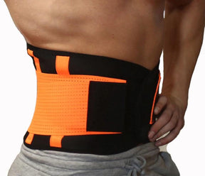 Sweat Belt for Men - Waist Trainer - Burn Stomach Fat! - thewaistpros.com - Small / Orange